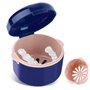 Etui Pour Appareils Dentaires, ELEPRUC Boîte de Rangement avec Panier, Boite de Protection, Boîte Orthodontique, Portable Dentie