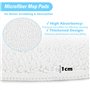 Kit de 6 Vadrouilles de Rechange Lavables 33x18cm, Serpillières Microfibres Lavables Réutilisables pour Polti Vaporetto PAEU0332