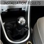 Jadeshay Bouton de changement de vitesse - 5 vitesses Kit de démarrage à soufflet de levier de vitesse compatible avec 207 307 4