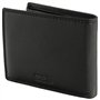 Portefeuille pour Homme Fa.Volmer ® en Cuir véritable au Format Paysage Classique | Noir | Protection RFID | Coffret Cadeau | Mo