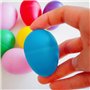 EVNEED Lot de 40 œufs shaker en plastique pour percussions Maracas pour enfants - 8 couleurs différentes - instrument de musique