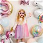 1pièce Lunettes De Déguisement Licorne Rose Et Gris Accessoire De Costume Éclatant Pour Fête Et Célébration Pour Adultes