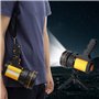 MAYTHANK Lampe de poche LED ultra lumineuse rechargeable avec grande batterie 10 000 mAh Lampe à main puissante Projecteur de re