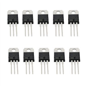 10PCS L7805CV L7805 1.5A 5V Transistor TO-220 de régulateur de tension à trois bornes