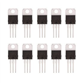 10PCS L7810CV L7810 1.5A 10V Transistor TO-220 de régulateur de tension à trois bornes