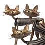 Tooarts Sculpture Figurine Statue Décoration en métal Artisanat Pour maison salon bureau