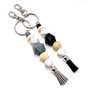 KINDPMA 100PCS Porte-clés Rotatif Mousqueton Porte Clé, Crochet Porte Clef 50 Anneaux Porte Clef + 50 Mousqueton Pivotant 21mm p