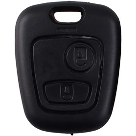 Heart Horse Clé à Distance FOB Compatible avec Peugeot 107 207 407 206 306 406 806 Citroen C1 C21 C3 C4 C5 2 Bouton (1)