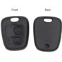 Heart Horse Clé à Distance FOB Compatible avec Peugeot 107 207 407 206 306 406 806 Citroen C1 C21 C3 C4 C5 2 Bouton (1)