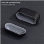 Haobobro Étui en Cuir avec dragonne Amovible pour Apple AirPods (3ᵉ génération) - Fabriqué à la Main - Cover Protection AirPods 