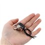 FULARR 6Pcs Professionnel Voiture Mini Commutateur à Levier avec Pré-Câblé, ON-OFF 2 Positions 2 Broches SPST Métal Interrupteur