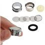 Lot de 2 aérateurs de robinet de rechange pour robinet d'évier de cuisine ou de salle de bain (NPT mâle 22 mm)