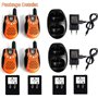 Retevis RT602 Talkie Walkie Enfant Rechargeable, Longue Portée Lampe de Poche VOX, avec Li-ION Batterie et Chargeur, Cadeau Anni