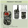 Retevis RT33 Talkie Walkie Enfant, Jouet pour 6-12 Ans Enfant, Longue Portée 8 Canaux Lampe de Poche, Cadeaux pour Jeu Chasse Ar