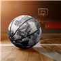 FEEL YAN Ballon de basket-ball lumineux holographique réfléchissant, ballon de basket de rue phosphorescent, ballon d'entraîneme
