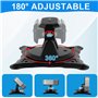leyomgamz Support Videoprojecteur Mural, Support Projecteur Réglable Rotation à 360°, Supports Retroprojecteur en Métal avec Ada