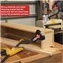 Serre Joint Angle,4 Pièces Serre Joint D'angle en ABS épais,Réglable Pince a Angle Droit 90 Degrés,Ressort Puissant,Plage de Ser