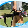 Mini Sac de Golf Portable pour Entraînement Golf, Transport, Pliable avec Bandoulière, Toile Léger Transport Parcours d'entraîne