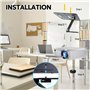 jinminamz Support De Projecteur，Surface De La Table Support Projecteur Mini Multifonctionnel avec Interface à Vis 1/4 Pouces Con