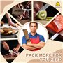 fuxunamz Malette Couteaux Professionnel, Malette Cuisine avec 7 Compartiments, Etui Couteau Professionnel Toile Imperméable Port