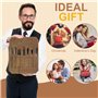 fuxunamz Malette Couteaux Professionnel, Malette Cuisine avec 7 Compartiments, Etui Couteau Professionnel Toile Imperméable Port