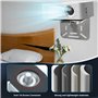 fuxunamz Support Videoprojecteur Plafond, Support Videoprojecteur Portable, Supports Projecteur Rotation à 360° avec Filetage 1/