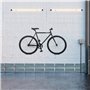Porte Velo Mural, Solide Support Velo, Support Mural Velo Noir, Kit Crochet Convient Aux VéLos éLectriques, Aux Vtt Et Aux VéLos