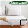 xyuayamz Arceau de Lit, Arret Matelas, 2 Pièces sous Tapis Antidérapant, Antidérapant Tapis pour Les Lits Solides, Les Bassins, 