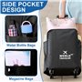 Housse Valise Protection, Protege Valises de Voyage Soute, Bagages Couverture Valise avec Poche, Poussière Housses de Protecteur