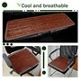 Ecloud Shop® Tapis de Coussin de siège en Bambou,Coussin de Chaise 45cm de qualité rafraîchissant et Respirant pour-Convient pou