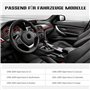 OTUAYAUTO Soufflet de Levier Vitesse Frein à Main en 100% Cuir véritable Couture Noire compatible pour Astra G