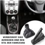 OTUAYAUTO Soufflet de Levier Vitesse Frein à Main en 100% Cuir véritable Couture Noire compatible pour Astra G