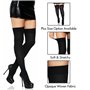 Leg Avenue Bas Classiques au Genou Noir