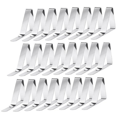 ZWOOS 24 Pièces Pinces à Nappe Exterieur