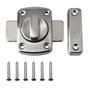 BuxiuGK 1 Pcs Loquet Rotatif de Porte Loquet,Loquet en Alliage de Zinc Sécurité loquet verrous avec 6 Vis pour Salle de Bains Po