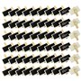 BuxiuGK 60 Pièces Mini Tableau Noir Bois Clip 4 x 2