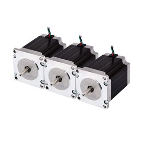 STEPPERONLINE 3 pièces Nema 23 moteur pas à pas bipolaire 1.8 degré 1.9Nm 3A 57x57x76mm 4 fils pour imprimante 3D / bricolage CN