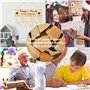 YHSKJCD Calendrier en Bois, En Bois D’anniversaire Rappel Calendrier, Plaque d'anniversaire pour Cadeau de Bricolage, Décoration