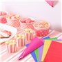 WSAMJIN Serviettes en Papier Colorées, 120 pièces Serviettes de Mariage, Serviettes Cocktail Boissons Serviettes en Papier à 2 P