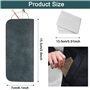 3 Pièces Etui Lunettes Souple Boîte à Lunettes en Cuir PU