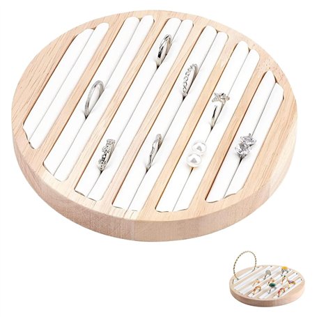 YANGWEN Plateau Présentoir Bijoux en Bois