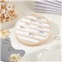 6 Fentes Anneau Bague Boucle d'oreille Affichage Support Stockage