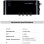 LEYF Amplificateur + Alimentation 4 Sorties TV pour antenne terrestre TNT/préamplificateur HDTV Ampli pour TNT HD Signal