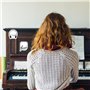 8PCS Notes Autocollantes Thème Musical Sticky Notes avec 4PCS Crayons Notes de Musique, Bloc-Notes à Thème Musical HB Standard C