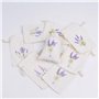 Ziyonix 16 Pièces Sachet Lavande Vide Sachets de Lavande avec Cordon de Serrage Petit Sac en Tissu Lavande Brodé Sachets en Toil
