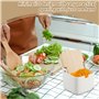 Ziyonix Céramique Sucrier Seasoning, Sucrier en céramique Pot de Sel Bouteille D'assaisonnement En Céramique Poitrine et Cuisine