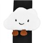 Ziyonix 2 Pièces Protege Ceinture Voiture Enfant, Motif de Nuage blanc Voiture Protège Ceinture de Sécurité Coussin Coussin Cein
