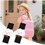 Ziyonix 2 Pièces Protege Ceinture Voiture Enfant, Motif de Nuage blanc Voiture Protège Ceinture de Sécurité Coussin Coussin Cein