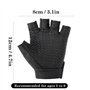 Gants de Protection Sportifs pour Enfants Moto Enfant sans Doigts Mitaines de Cyclisme Antid