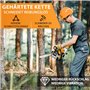 Eyoloty Lot de 4 chaînes de tronçonneuse 30 cm 1/4" Pas 1,1 mm 64 maillons entraîneurs Compatible avec tronçonneuses Stihl 3670 